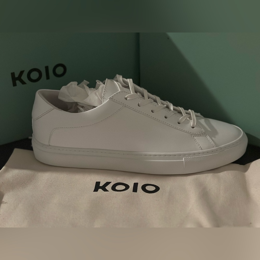 KOIO Sneakers.  Style: Capri. Color: Triple White. Size: EU 41.